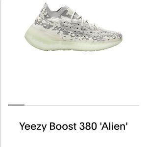 Yeezy Alien 10.5 NWT box authentication slip